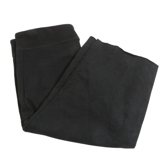 Left Field Unisex Black Poodle Embroidered Cropped Sweatpants Large NWT MSRP $68 - Picture 6 of 7